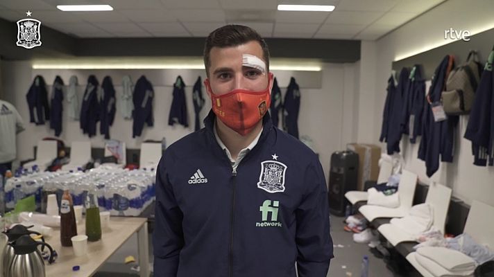  - Gayá: "Recuerdo el golpe, mucho dolor, pero no ha sido tan grave"