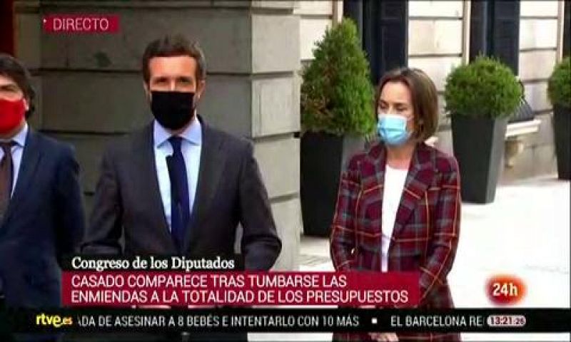 Casado afirma que son los presupuestos "más caros" de la historia