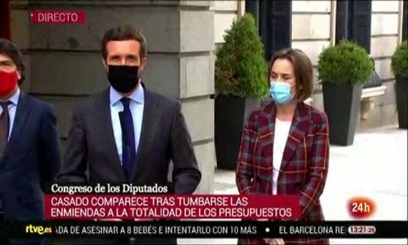 Casado afirma que son los presupuestos "más caros" de la historia