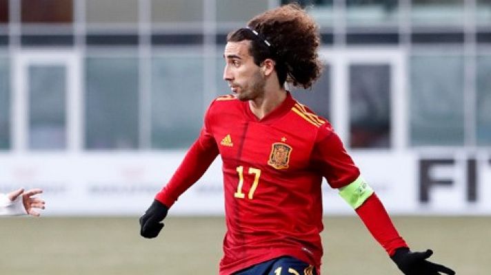 Luis Enrique acude a la sub-21, Cucurella sustituye al lastimado Gayá