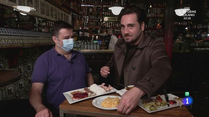 RTVE Cocina - Creamos la 'Tapa Bustamante' en el programa 'Como Sapiens'