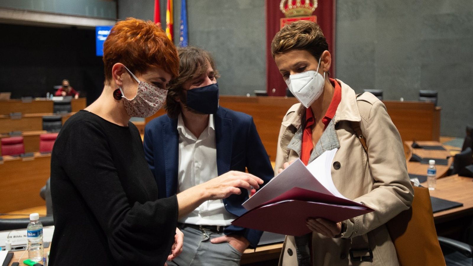 Chivite llega a un acuerdo con EH Bildu para los Presupuestos de Navarra