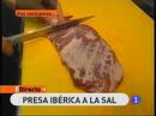 Presa ibérica a la sal