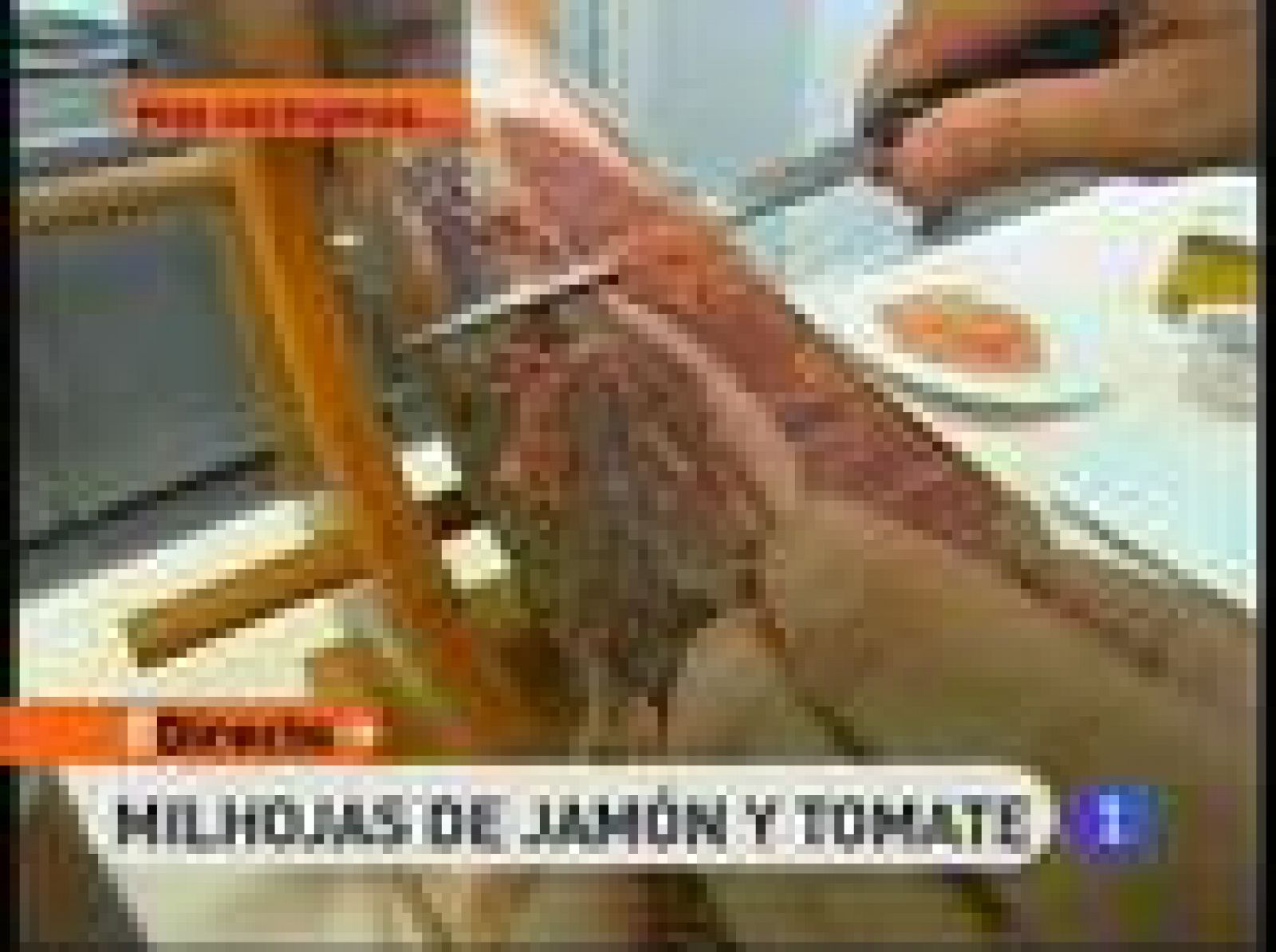 RTVE Cocina: Milhojas de jamón y tomate | RTVE Play