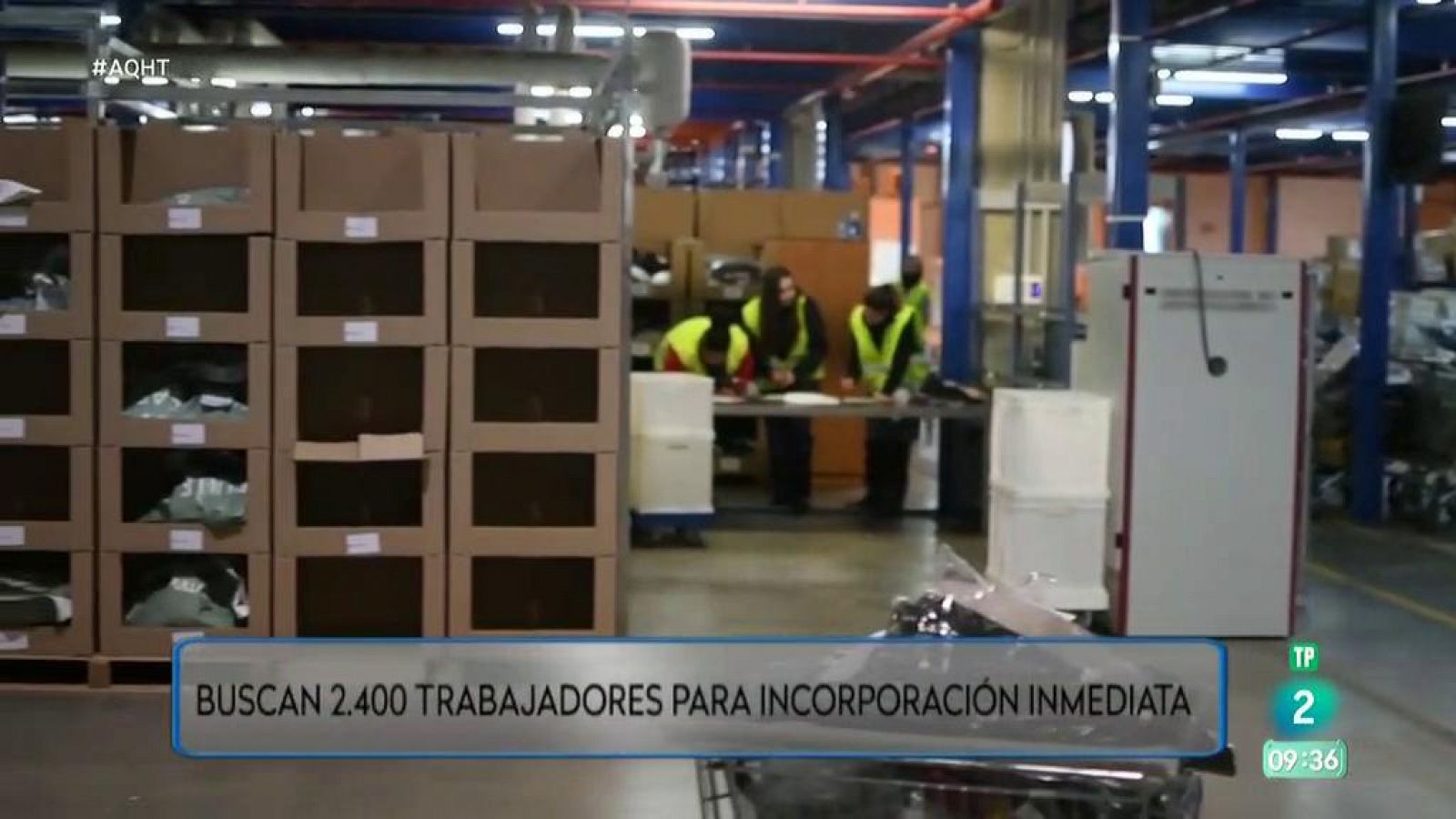 2400 empleos temporales en logística en toda España