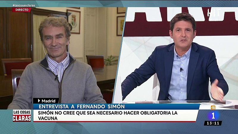 Fernando Simón espera que "no sea necesario" hacer obligatoria la vacuna en España