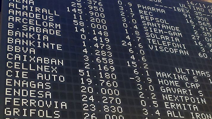 Telediario 1 - Bolsa: Subidas de Sabadell y BBVA con los indicios de fusión