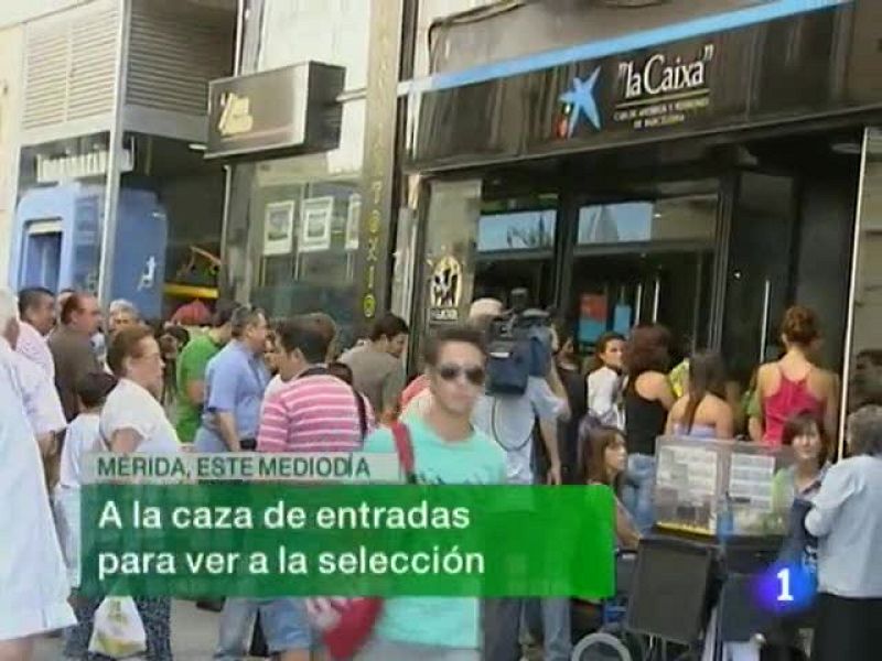  Noticias de Extremadura. Informativo Territorial de Extremadura. (24/08/09)