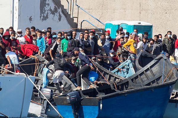 Crece más de un 1.000% la llegada de migrantes a Canarias