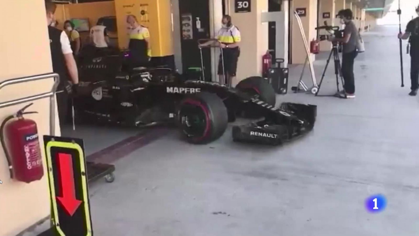 Fernando Alonso, satisfecho tras los test de Abu Dabi