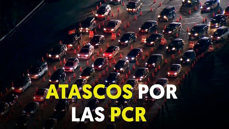 Embotellamientos en Los Ángeles para hacerse las test de COVID-19 antes de Acción de Gracias