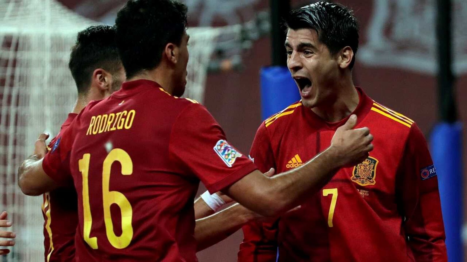 España-Alemania | Morata adelanta a la Roja de cabeza (1-0)