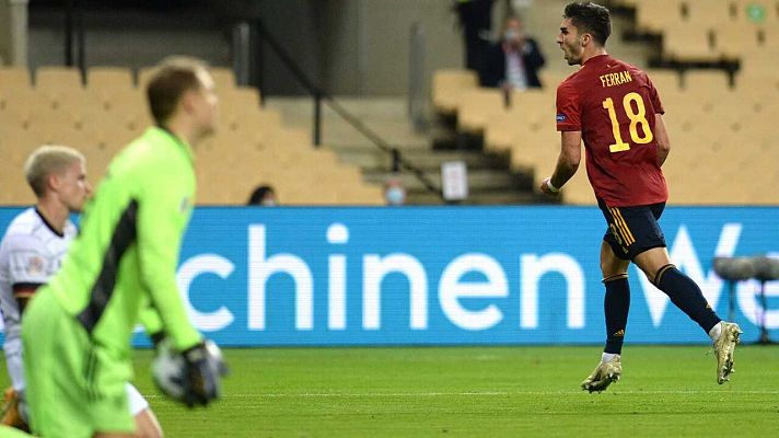 España-Alemania | Doblete de Ferrán para el cuarto de España ante Alemania (4-0)