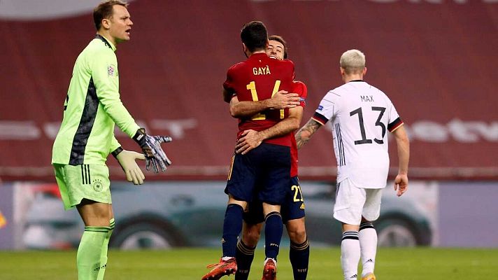 España-Alemania | Oyarzabal redondea el 'set' ante Alemania (6-0)