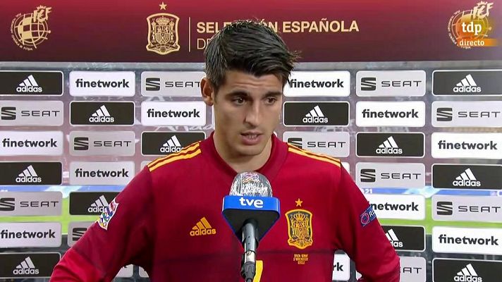  - Morata: "Hoy no nos pueden poner ningún pero"