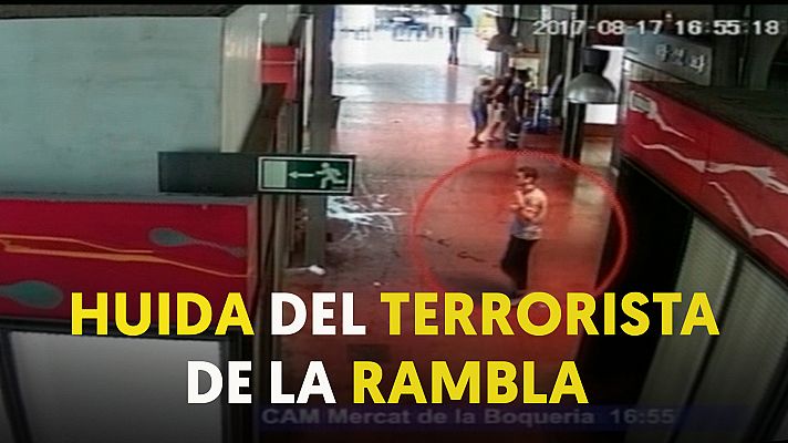Modo Digital - Así huyó el conductor de la furgoneta del atentado de Las Ramblas