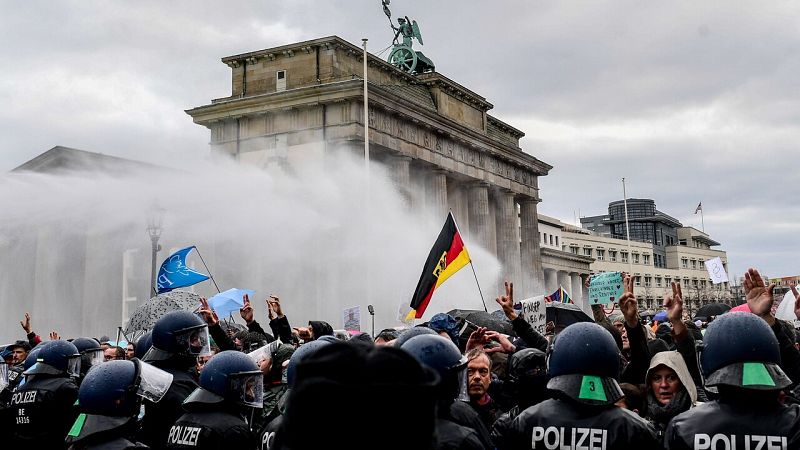 Protestas en Alemania contra la Ley de Protección contra infecciones