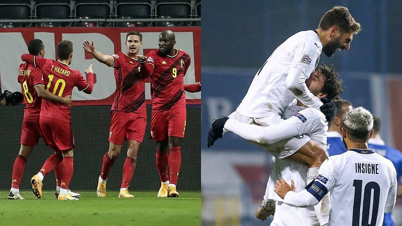 Nations League | Resumen y goles de Bélgica e Italia