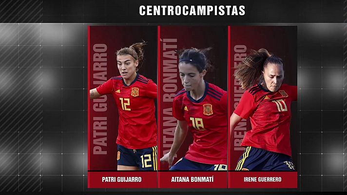 Presentación lista de convocadas Selección española femenina