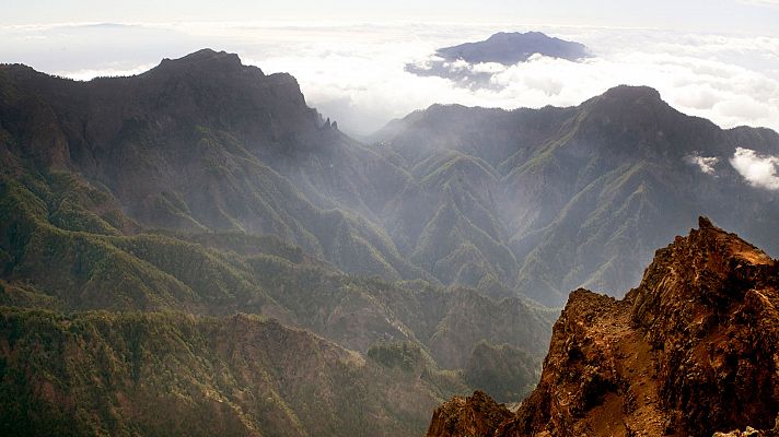 Probabilidad de precipitaciones localmente fuertes en el nordeste de la isla de La Palma