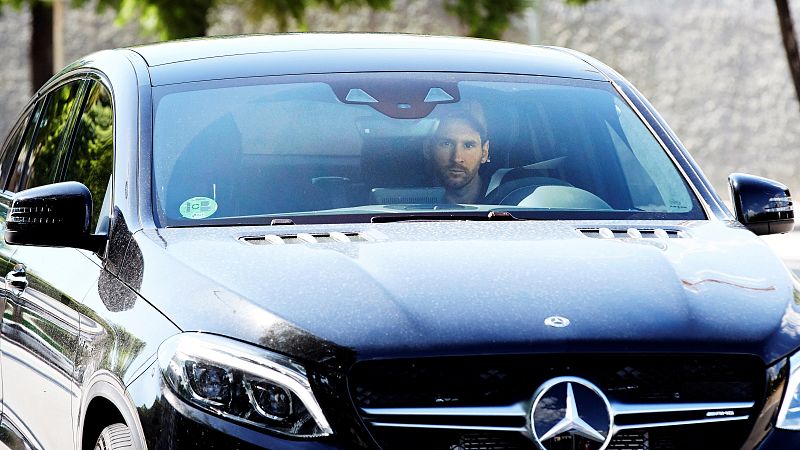 Messi no se entrena a la espera de los resultados de su PCR