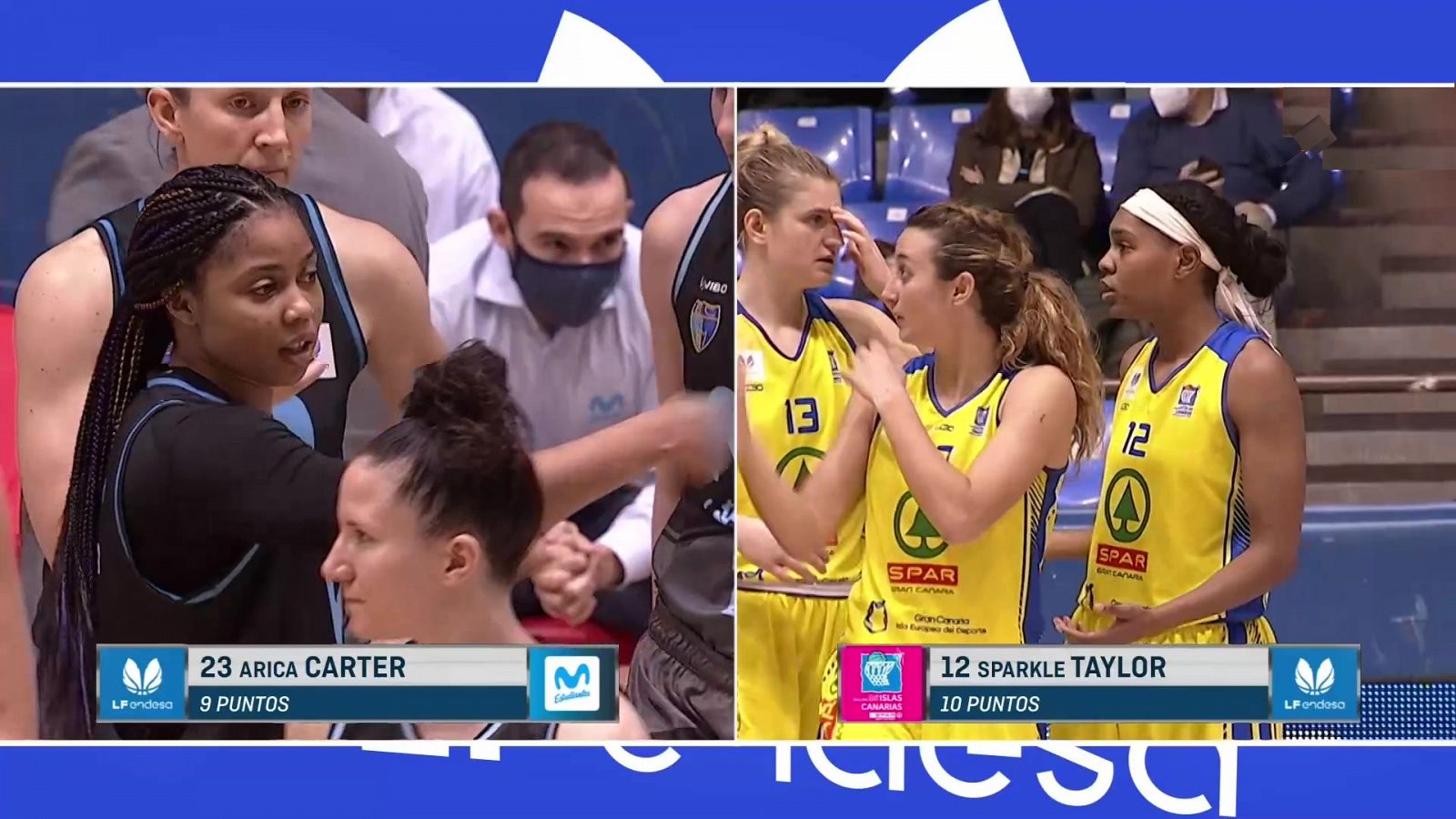 Baloncesto - Liga femenina Endesa. 11ª jornada: Movistar Estudiantes - Spar Gran Canaria - RTVE.es