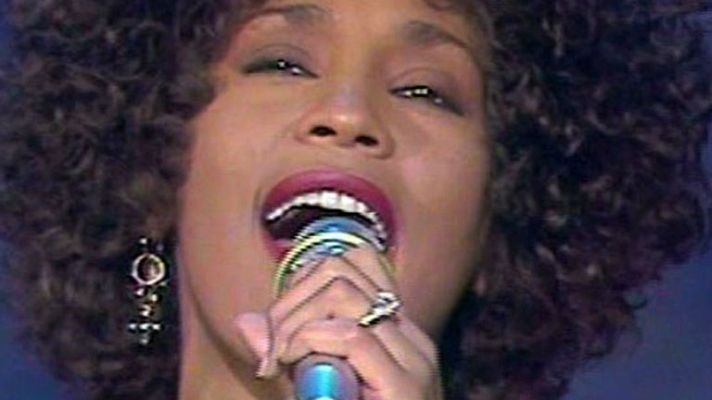 Actuación de Whitney Houston