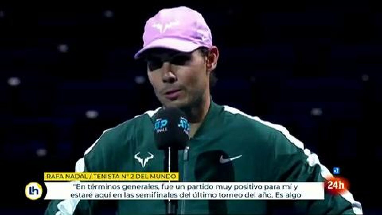 Nadal: "Estoy deseando que llegue la semifinal contra Medvedev"