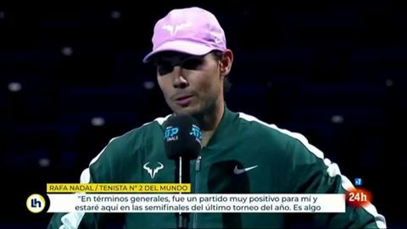 Nadal: "Estoy deseando que llegue la semifinal contra Medvedev" | Ver