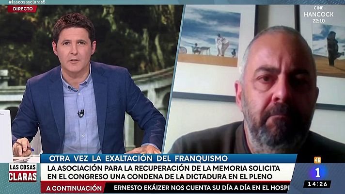 Emilio Silva: "Con el franquismo hay un tratamiento amable"