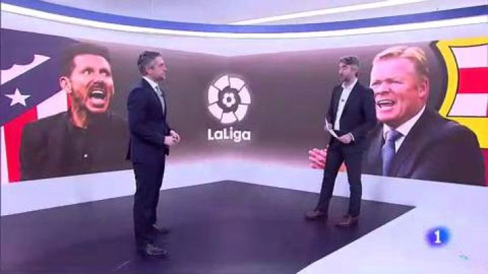 Telediario 1 - Simeone y Koeman se lanzan elogios antes de enfrentarse por primera vez como entrenadores