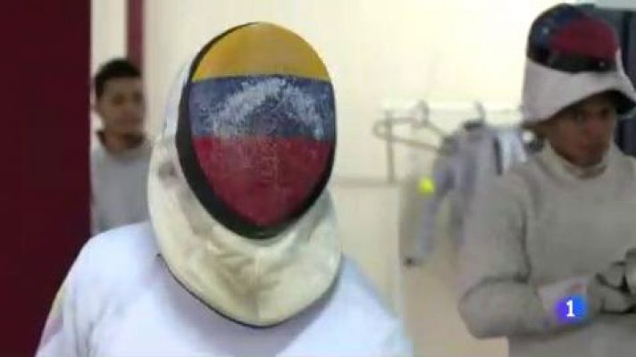 Telediario 1 - Del oro a la calle, la increíble historia del esgrimista Rubén Limardo