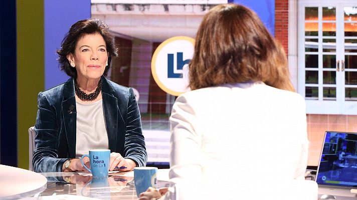 Entrevista íntegra a Isabel Celaá en 'La hora de la 1' de TVE