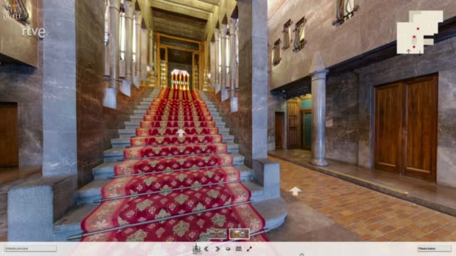 Ja es pot fer la visita virtual 360º del Palau Güell