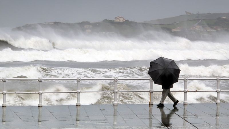 Precipitaciones persistentes este martes en el extremo oeste de Galicia