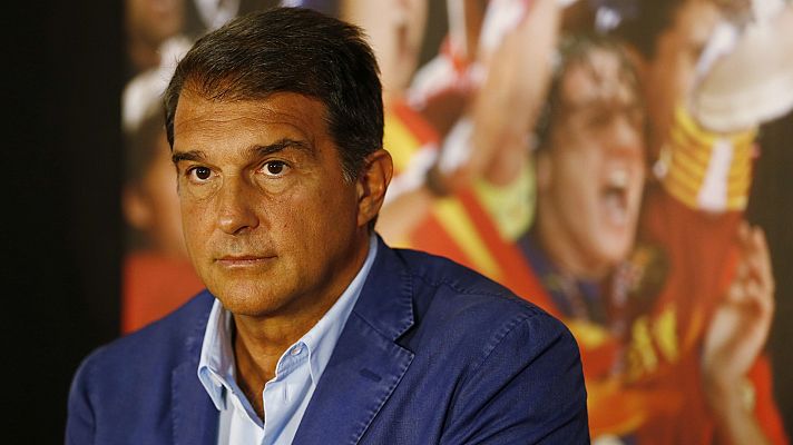 Telediario 1 - Joan Laporta anunciará su precandidatura a la presidencia del Barça