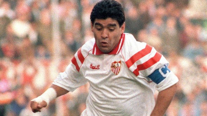 Telediario 1 - El deporte español recuerda a Maradona