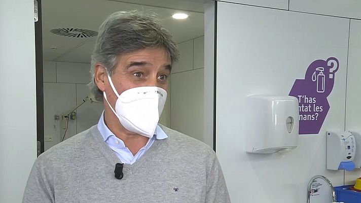 Telediario 1 - El doctor Ángel Ruiz Cotorro lanza un programa para la rehabilitación de deportistas con secuelas de coronavirus