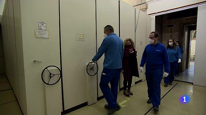 Telediario 1 - El Palacio Real de Madrid mostrará los tapices de Rafael para la Capilla Sixtina que vetó Miguel Ángel