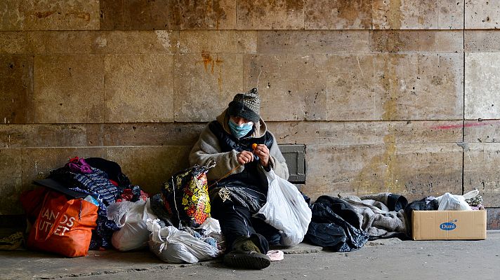 La crisis del coronavirus complica las cosas aún más a las personas sin hogar