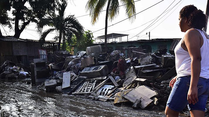 Telediario 1 - Los niños son uno de los grupos más afectados por las consecuencias de los huracanes en Honduras