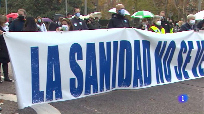 La Marea Blanca pide en Madrid reforzar la sanidad pública