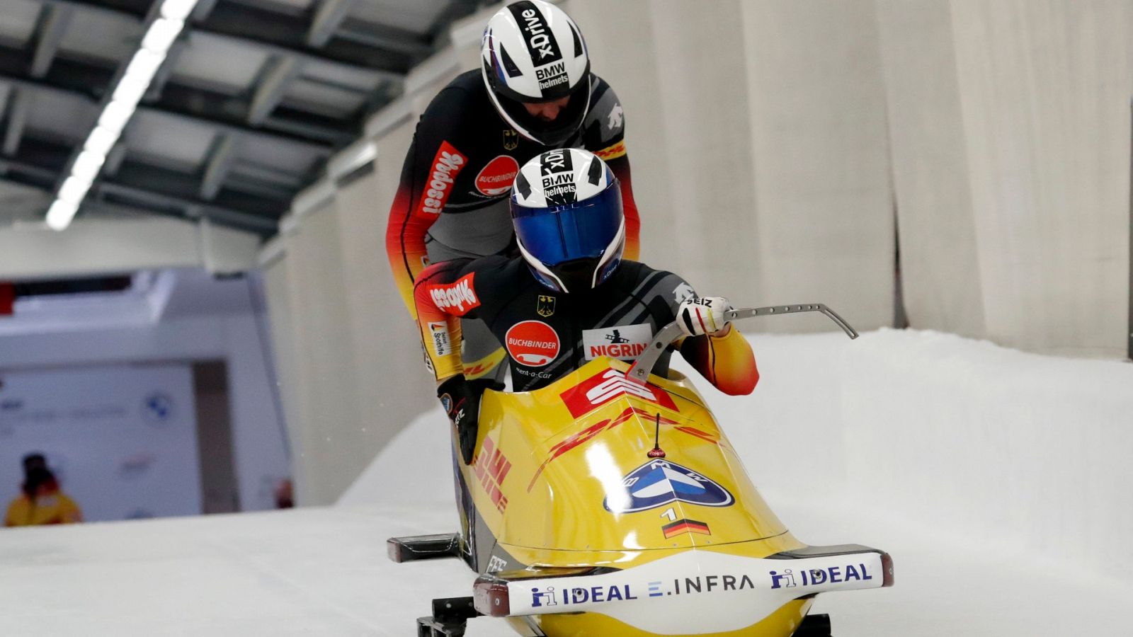 Dominio alemán en la Copa del mundo de Bobsleigh