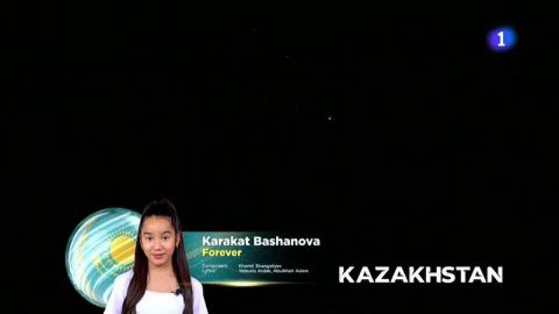 Eurovisi�n Junior 2020: Actuaci�n de Karakat Bashanova (Kazajist�n)
