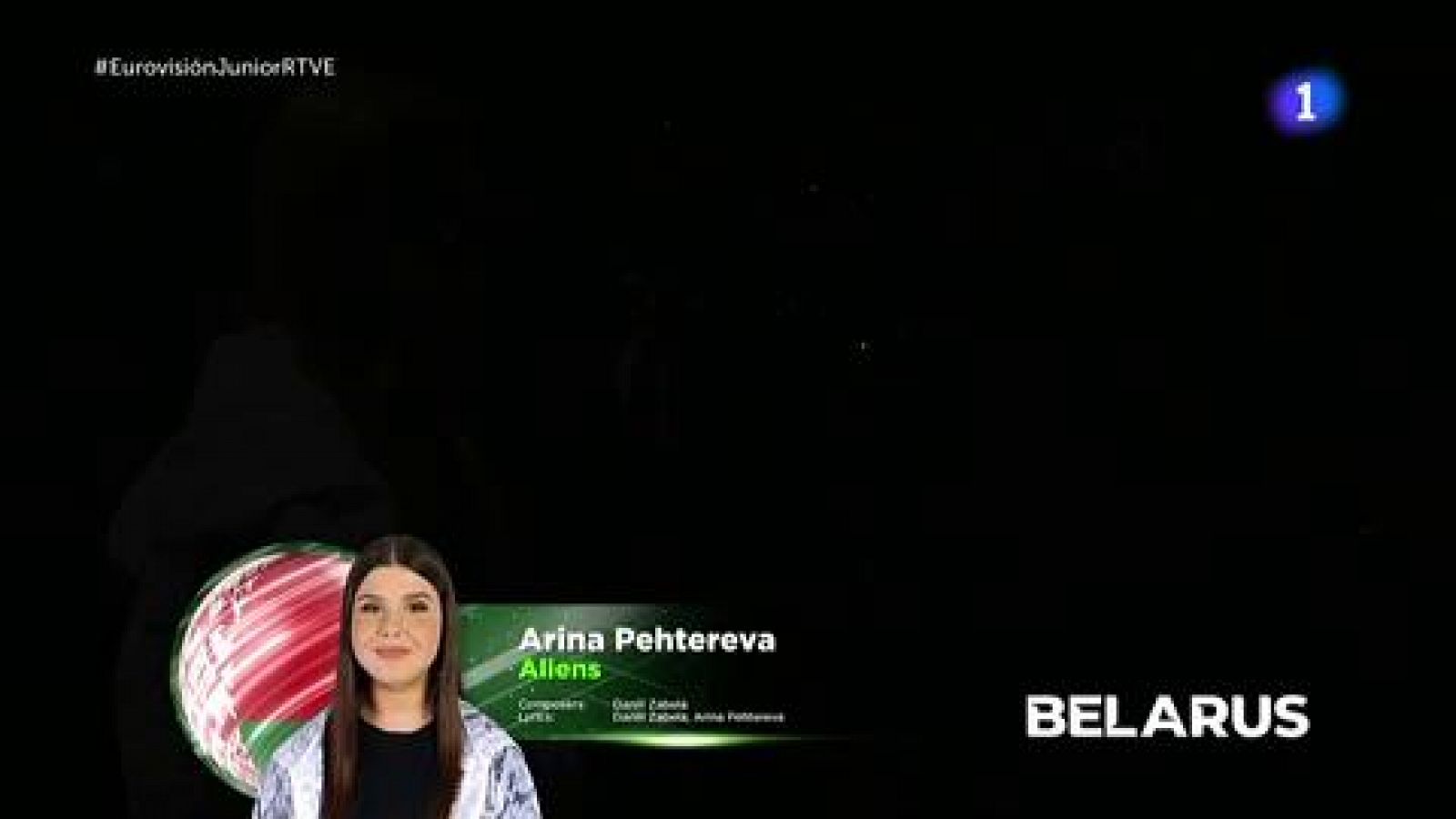 Actuación de Arina Pehtereva (Bielorrusia) en Eurovisión Junior 2020