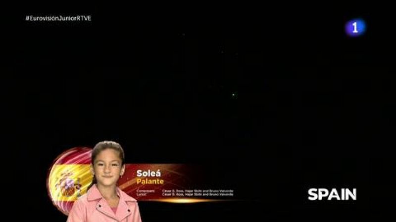 Eurovisión Junior 2020: Actuación de Soleá (España)