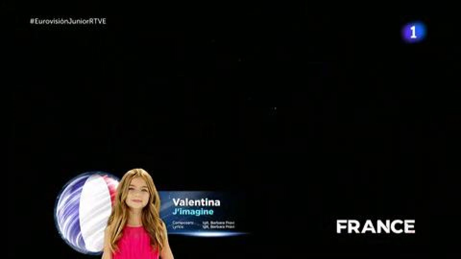 Actuación de Valentina (Francia) en Eurovisión Junior 2020