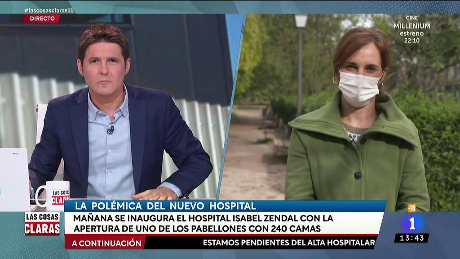 Mónica García sobre el Hospital Isabel Zendal: "Este hospital ya acumula más escándalos que utilidad"