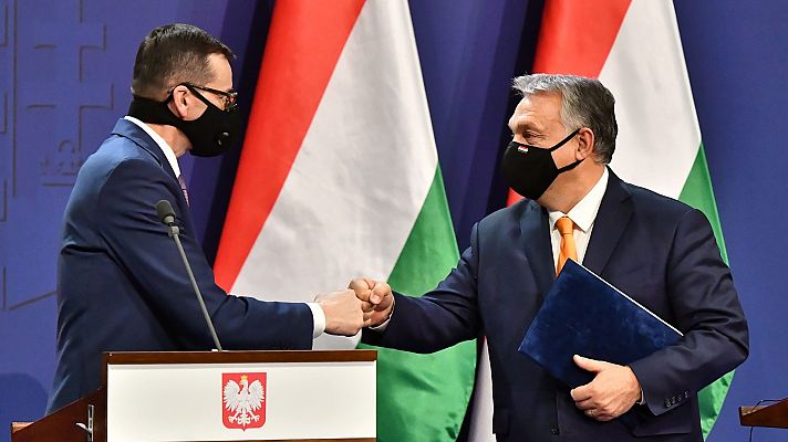 Hungría y Polonia insisten en el veto a los presupuestos