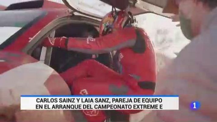 Telediario 1 - Laia Sanz: "Mi objetivo es correr el Dakar con un coche competitivo"